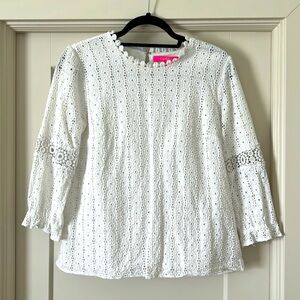 Lilly Pulitzer Eyelet Blouse